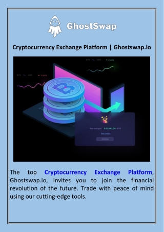 Cryptocurrency Exchange Platform  Ghostswap.io