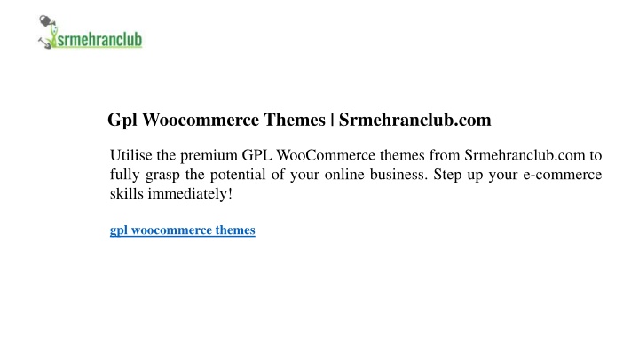 gpl woocommerce themes srmehranclub com