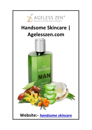 handsome skincare agelesszen com