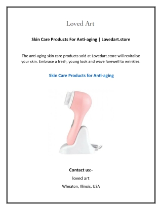 Skin Care Products For Anti-aging Lovedart.store