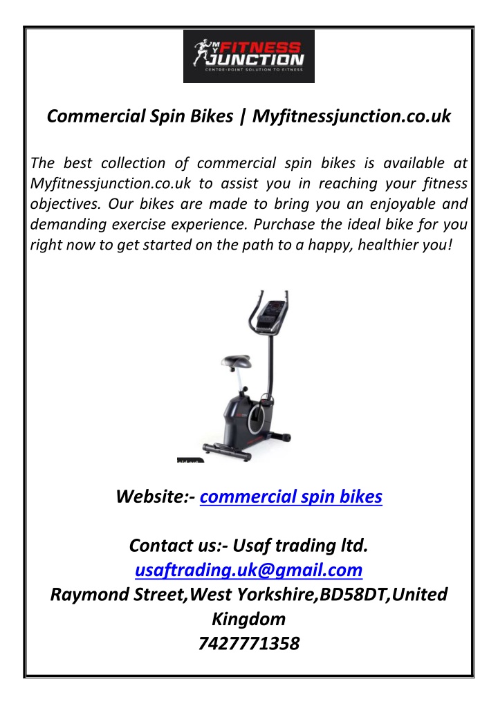 commercial spin bikes myfitnessjunction co uk