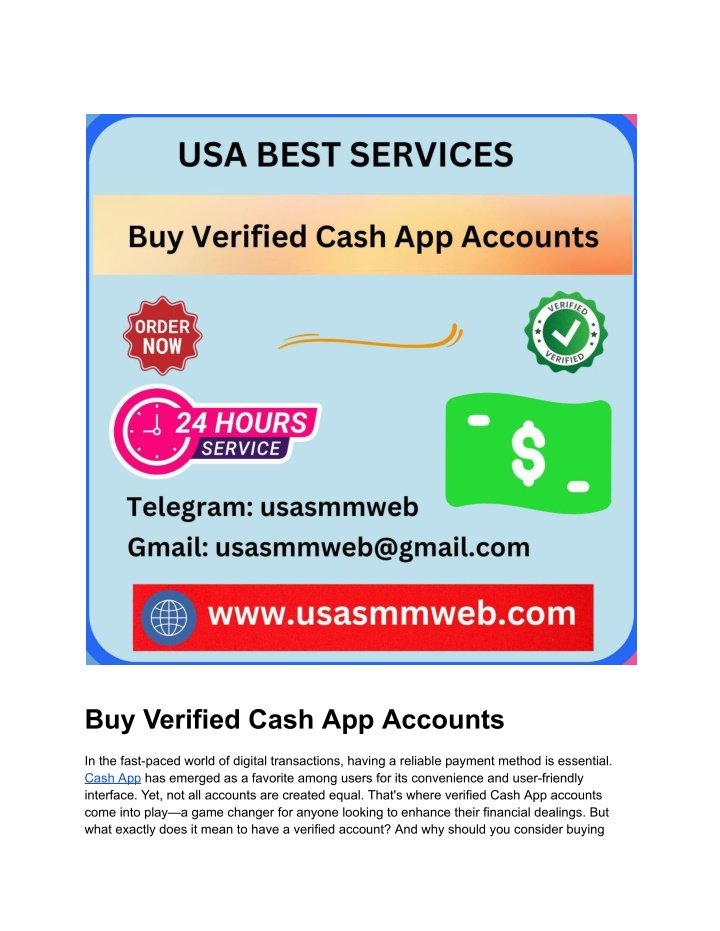 buy verified cash app accounts