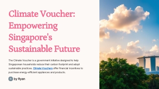 Climate Voucher Empowering Singapores Sustainable Future