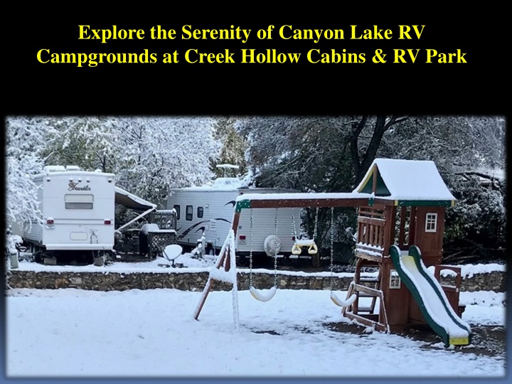 explore the serenity of canyon lake