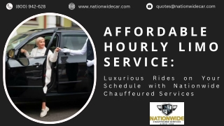 Affordable Hourly Limo Service Luxurious Rides on Your Schedule with Nationwide Chauffeured Services