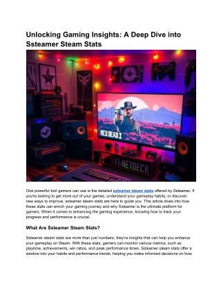 unlocking gaming insights a deep dive into