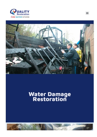 Water Damage Mitigation