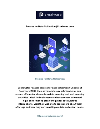 proxies for data collection proxiware com