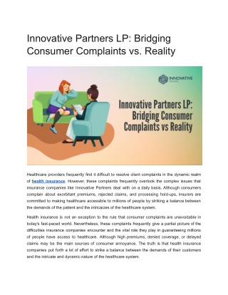 innovative partners lp bridging consumer