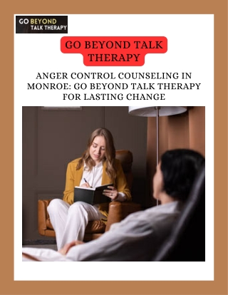 go beyond talk therapy