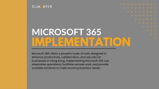 Microsoft 365 Implementation: Boosting Business Efficiency