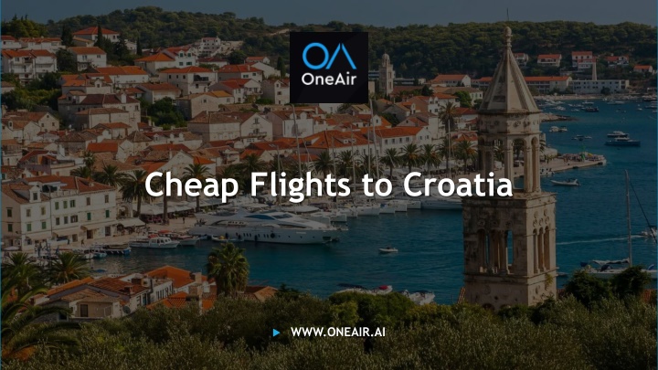 cheap flights to croatia