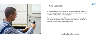 auto locksmith