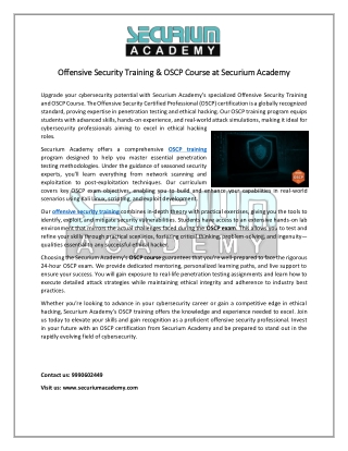 offensive security training oscp course