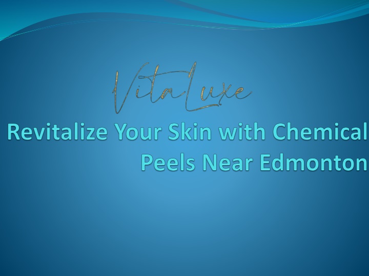 revitalize your skin with chemical peels near edmonton