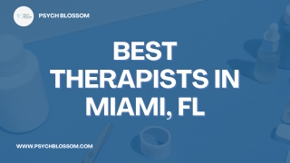 Best Therapists in Miami, FL