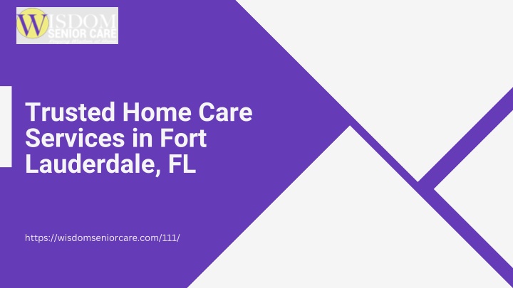 trusted home care services in fort lauderdale fl