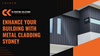 Enhance Your Building with Metal Cladding Sydney