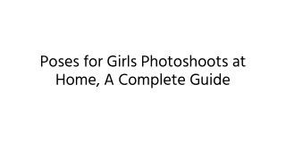 Poses for girls