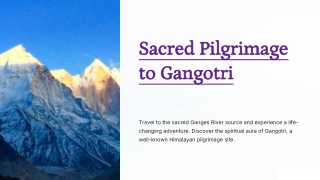 Sacred Pilgrimage to Gangotri with Anand Ji