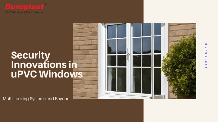 security innovations in upvc windows