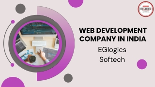 Web Development Services India - EGlogics Softech