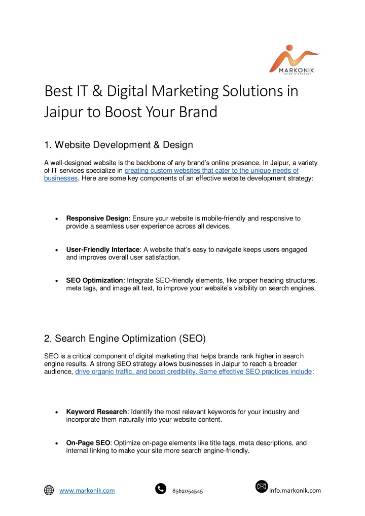 best it digital marketing solutions in jaipur