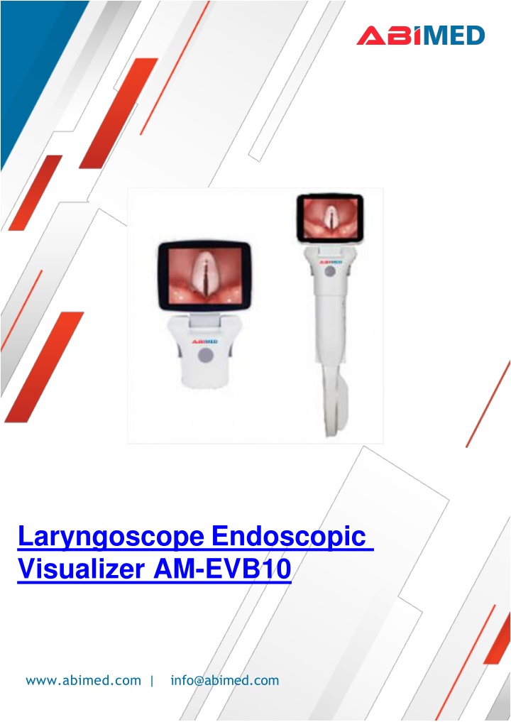 laryngoscope endoscopic visualizer am evb10