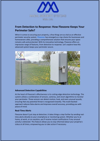 from detection to response how flexzone keeps