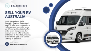 Sell Your RV Fast with Beaches RVs