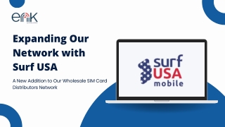 ENK Wireless: Expanding our Network with surf USA