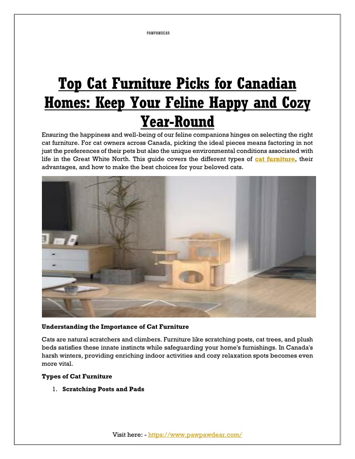 top cat furniture picks for canadian homes keep