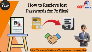 How to retrieve lost passwords for 7z files?