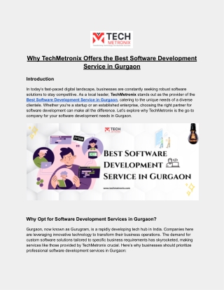 why techmetronix offers the best software