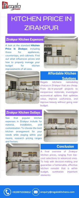 Kitchen Price In Zirakpur