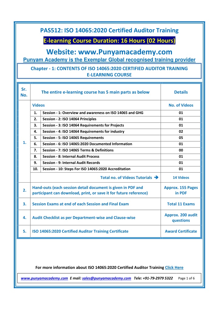 pas512 iso 14065 2020 certified auditor training