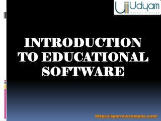 introduction to educational software