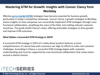 iTech Series Unplugged Interview with Connor Clancy