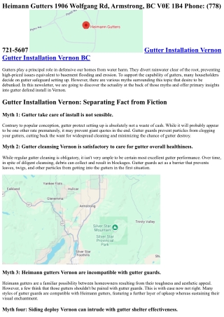 Debunking Common Myths approximately Gutter Guard Installation in Vernon