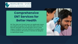 ENT Specialists in Mumbai - Manubhai Shah Medical & Research Centre