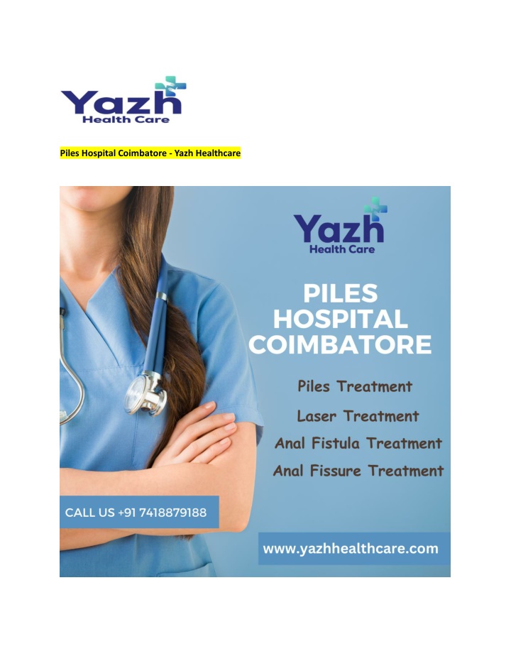 piles hospital coimbatore yazh healthcare