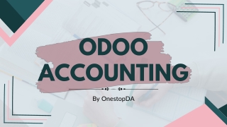 Odoo Accounting Solutions: Streamlined Financial Management with OnestopDA