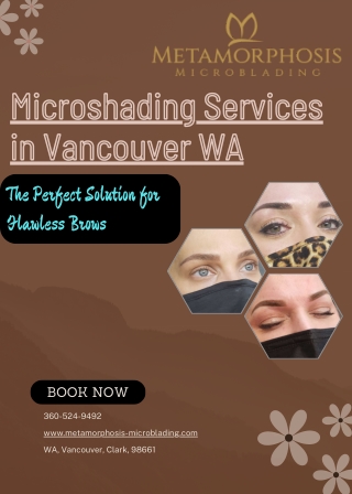 Microshading Services In Vancouver WA: Fuller, Natural-Looking Brows Expert