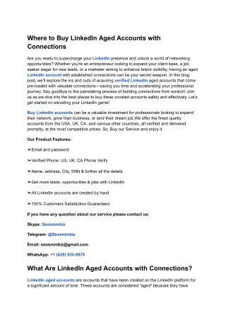where to buy linkedin aged accounts with