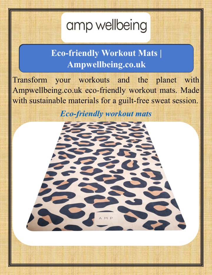 transform ampwellbeing co uk eco friendly workout