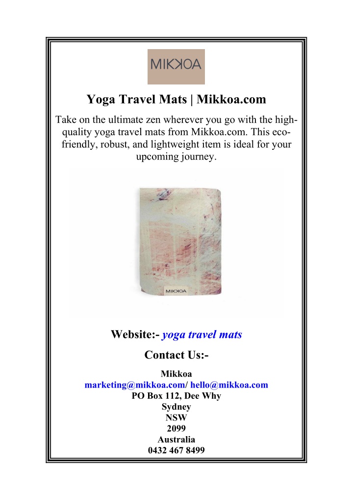 yoga travel mats mikkoa com