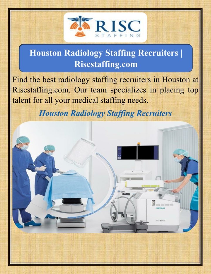 find the best radiology staffing recruiters