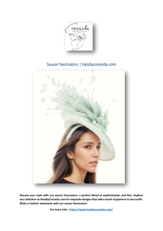 saucer fascinators hatsbycressida com saucer