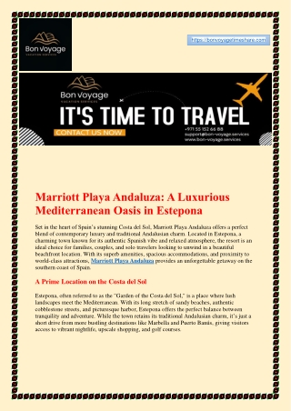 Marriott Playa Andaluza