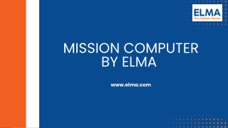 Enhancing Defense Capabilities with Advanced Mission Computer